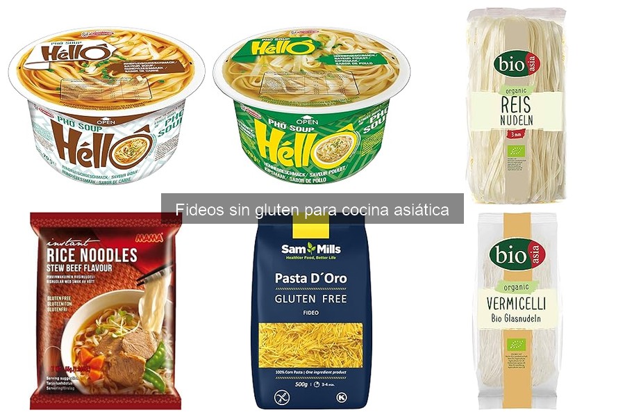 Fideos sin gluten: Perfectos para dietas celíacas y veganas