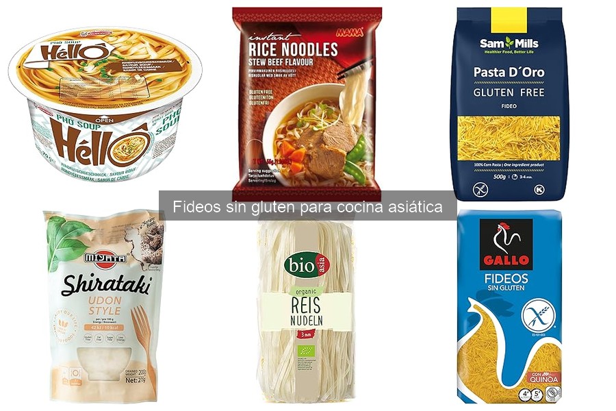Fideos sin gluten: ¿Qué son y cómo usarlos en cocina asiática?
