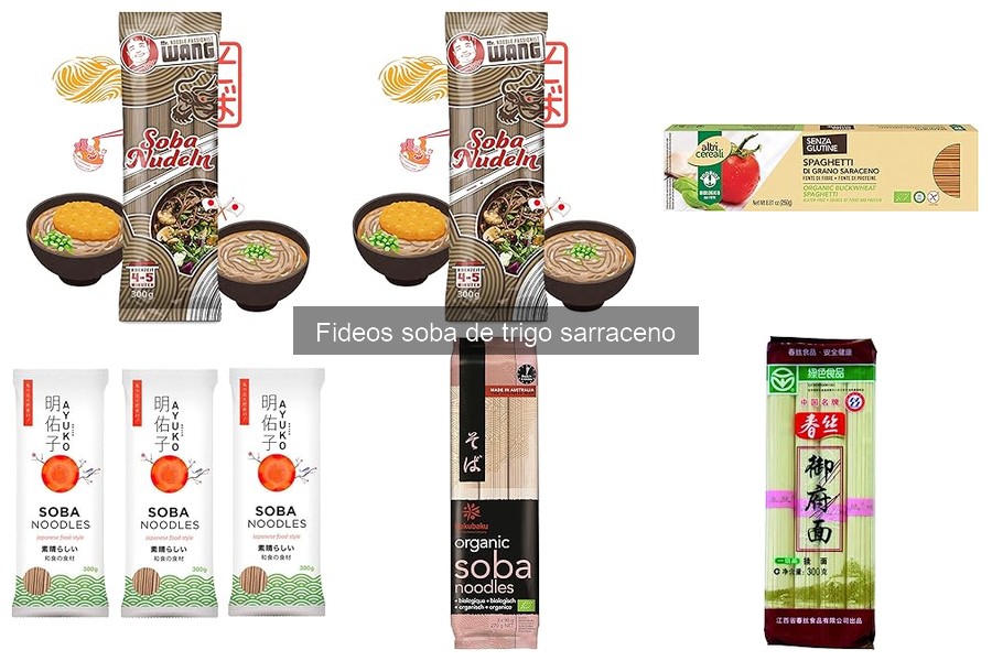 Fideos Soba: ¿Son realmente sin gluten? Beneficios y más