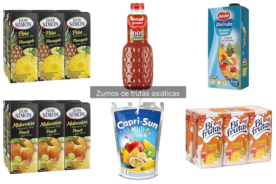Frutas asiáticas perfectas para hacer zumos deliciosos