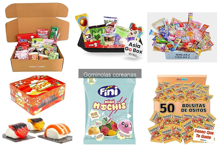 Gominolas coreanas: ¿Qué son y cómo se diferencian?