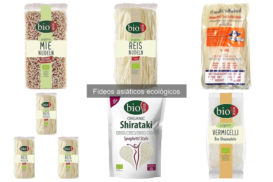 Guía de compra de fideos asiáticos ecológicos para tus recetas