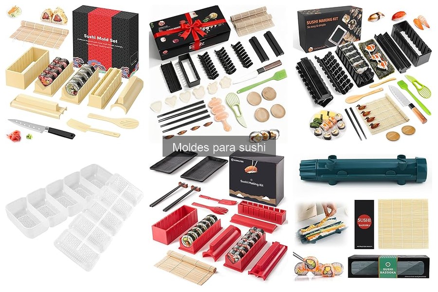 Guía de compra de moldes para sushi en casa