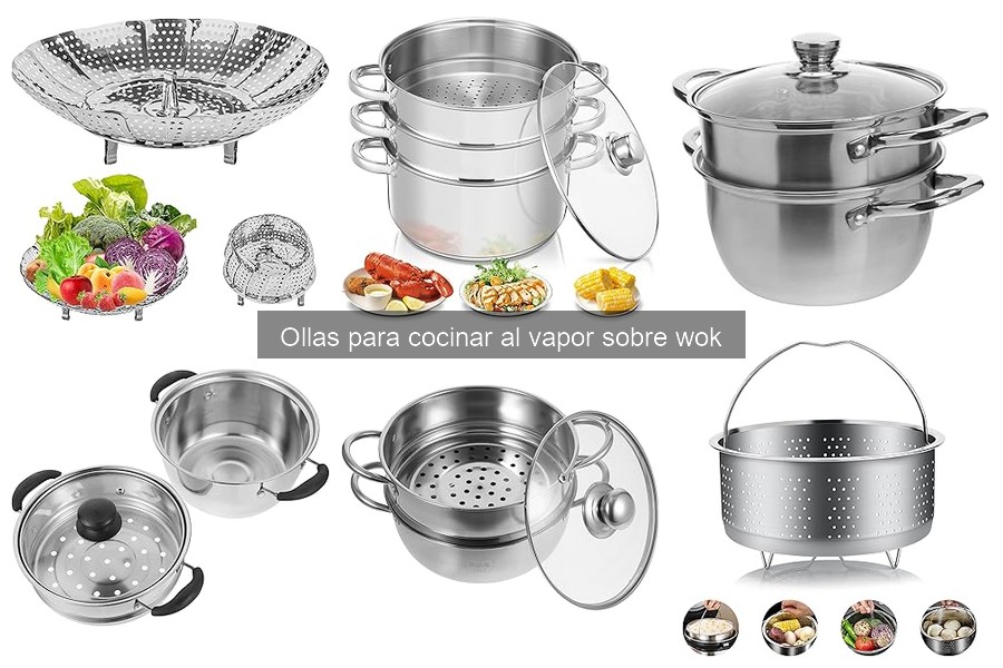 Guía de compra de ollas para cocinar al vapor sobre wok