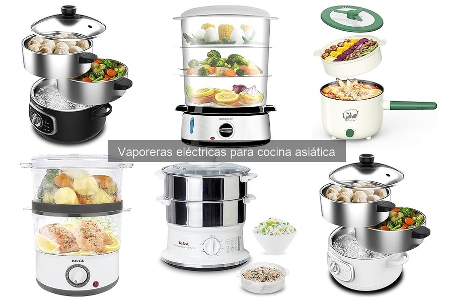 Guía de compra de vaporeras eléctricas para cocina asiática