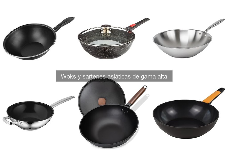 Guía de compra de woks y sartenes asiáticas de gama alta