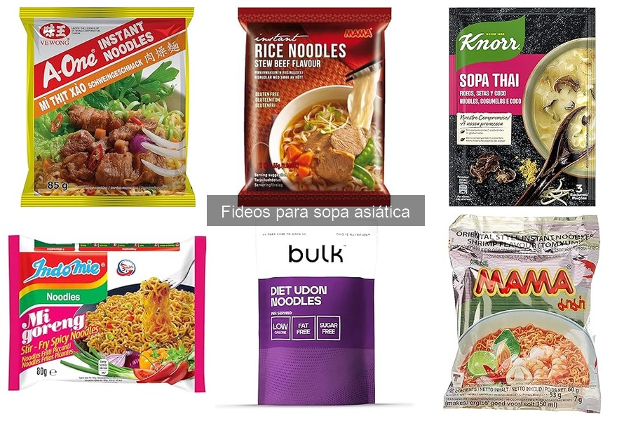 Guía de compra: Fideos para sopa asiática calidad y marcas