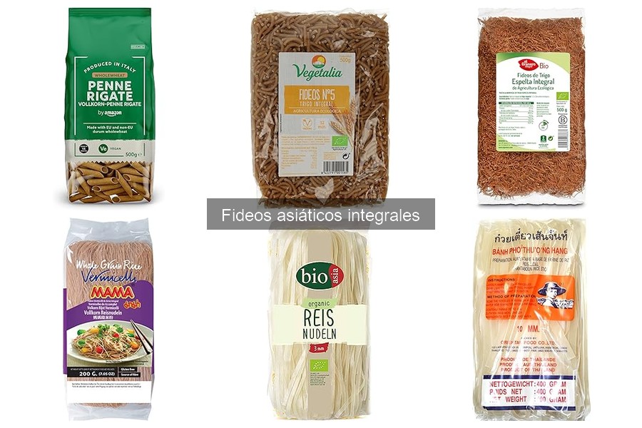 Guía de compra para fideos asiáticos integrales
