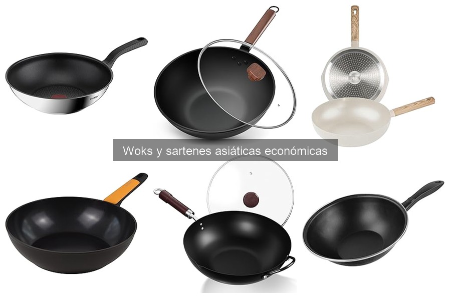 Guía de tamaños de woks y su uso en cocina asiática