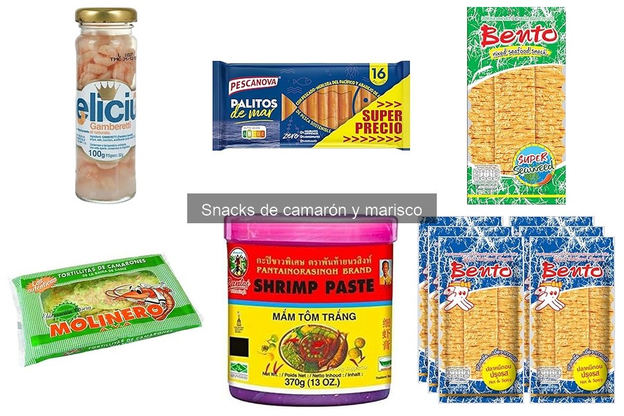 Guía para Comprar Snacks de Camarón y Marisco Efectivos