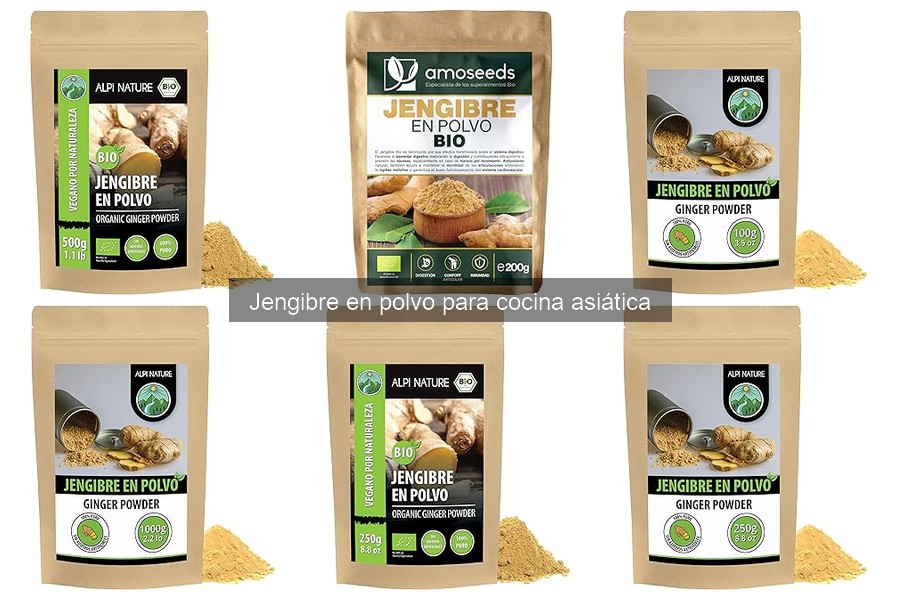 Guía para elegir jengibre en polvo de calidad para cocina asiática