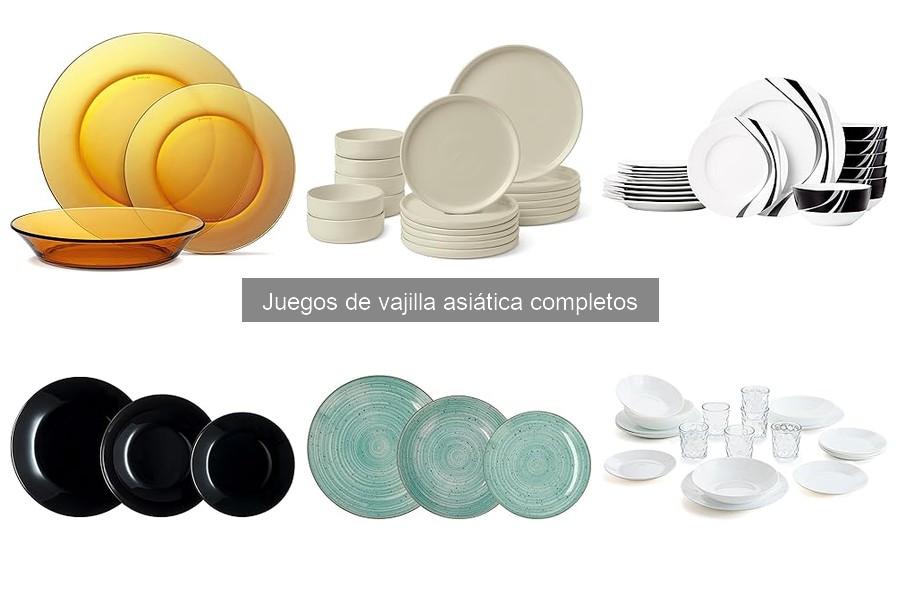 Guía para elegir la vajilla asiática adecuada