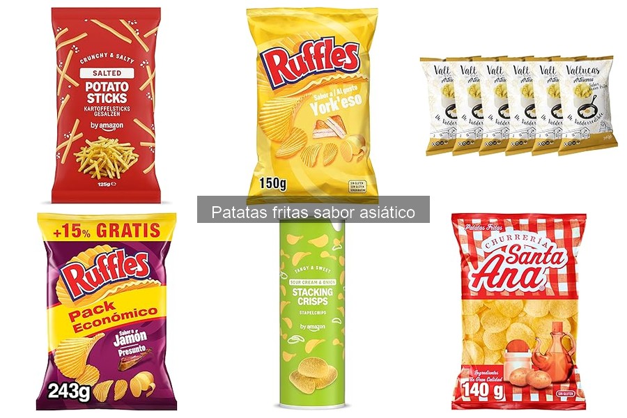 Ideas creativas para incorporar patatas fritas sabor asiático
