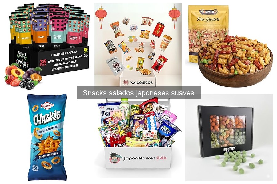Ideas creativas para meriendas con snacks salados japoneses