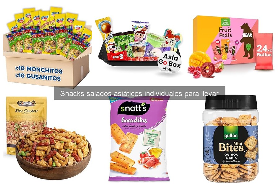 Ideas Creativas para Presentar Snacks Salados Asiáticos