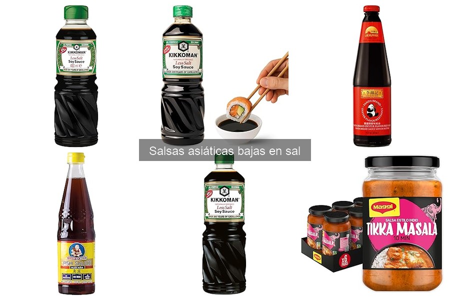 Impacto de salsas asiáticas bajas en sal en la salud