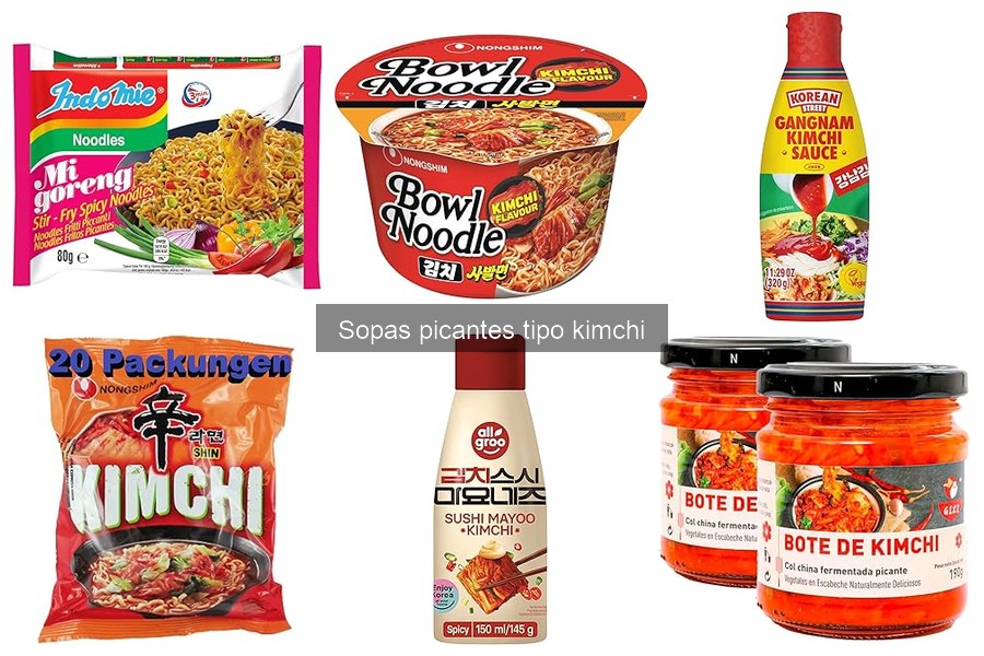 Impacto del picante en la salud digestiva: sopa tipo kimchi