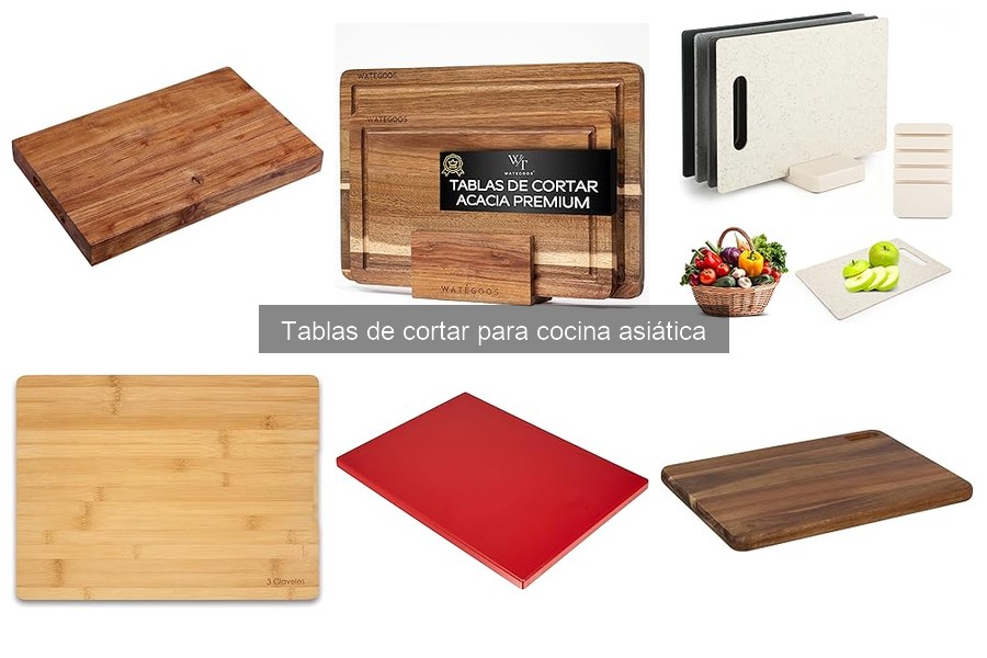 Importancia de usar distintas tablas de cortar en cocina asiática