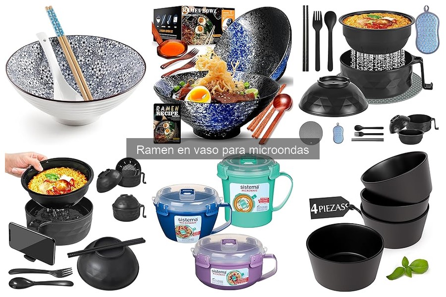 Ingredientes a evitar en el ramen en vaso para microondas