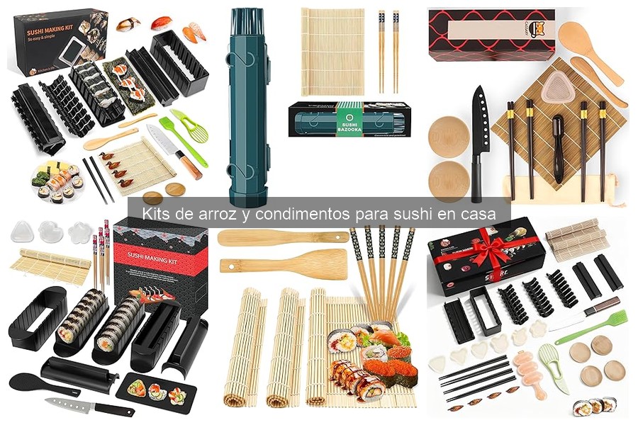 Ingredientes adicionales para tu kit de sushi en casa
