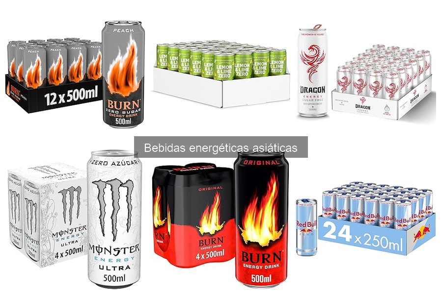 Ingredientes clave en las bebidas energéticas asiáticas