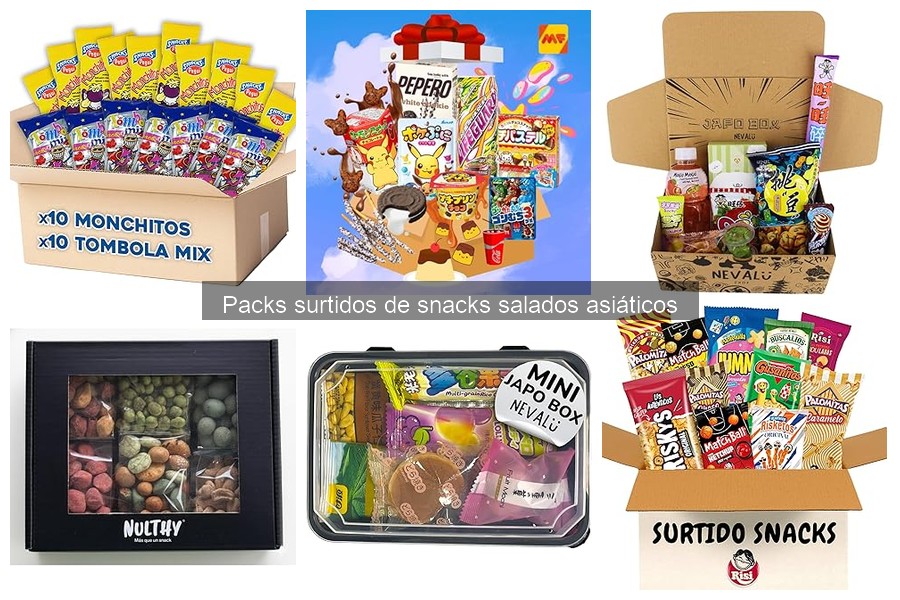 Ingredientes Comunes en Snacks Salados Asiáticos
