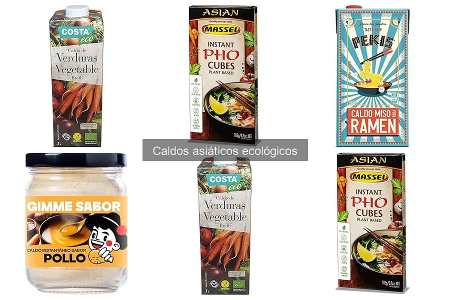 Ingredientes Esenciales en Caldos Asiáticos Ecológicos