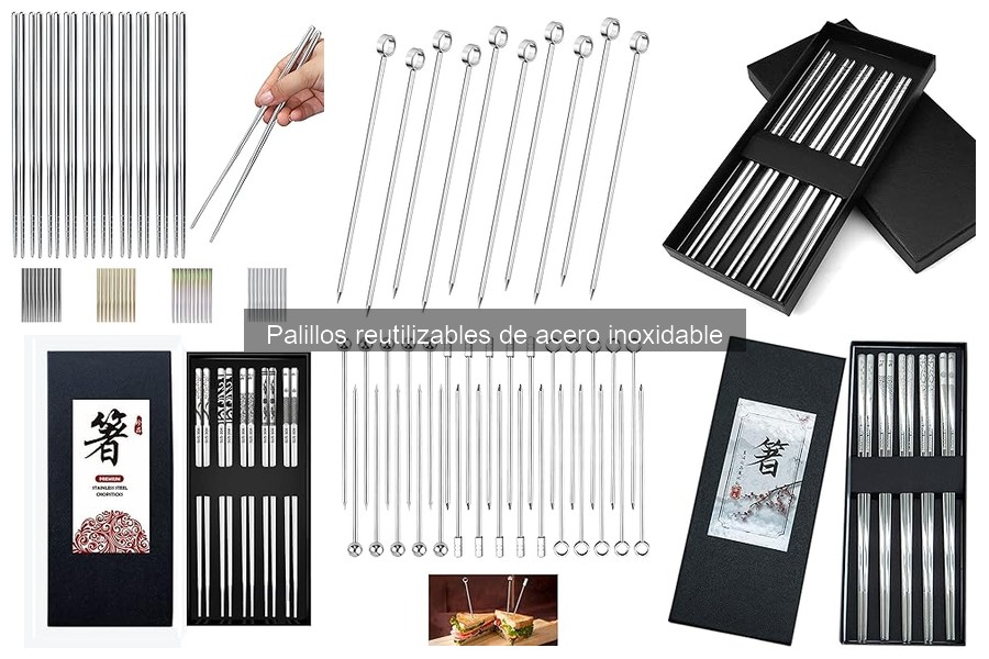 Innovaciones en Palillos Reutilizables de Acero Inoxidable