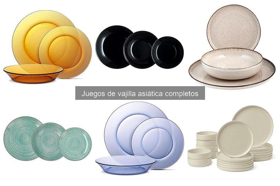 La vajilla asiática en decoración de mesa: tendencias y estilos
