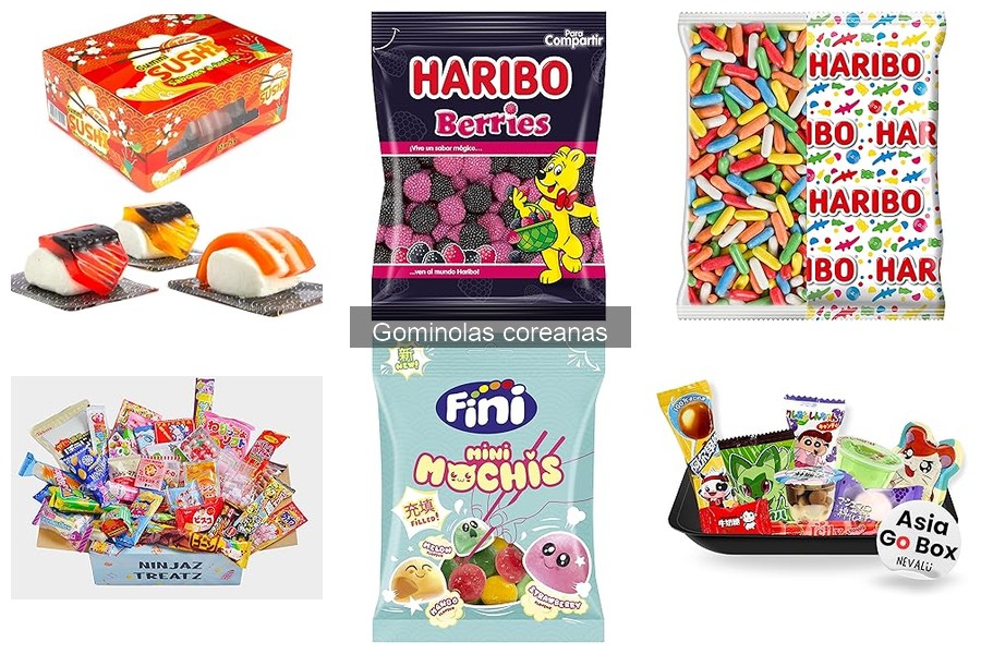 Las mejores marcas de gominolas coreanas: comparación y sabores