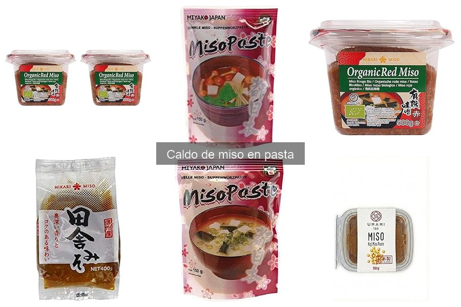Los mejores caldos de miso en pasta veganos para ti
