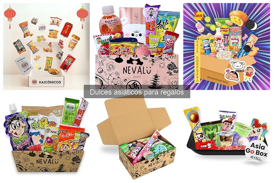 Los mejores dulces asiáticos ideales para regalar