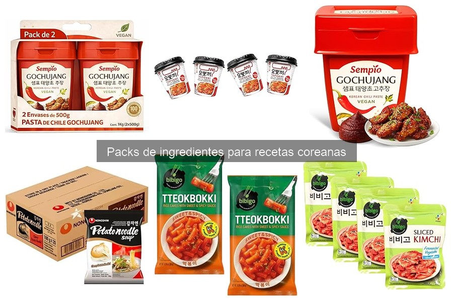 Los Mejores Packs de Ingredientes Coreanos: Opiniones y Reseñas