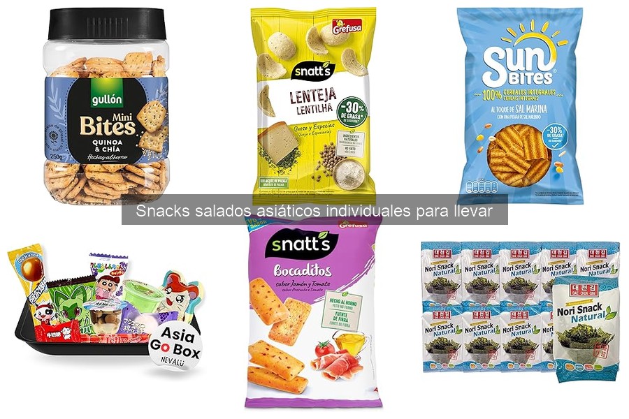 Los snacks salados asiáticos más populares del momento