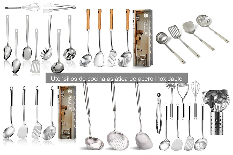 Los utensilios de cocina asiática de acero inoxidable más vendidos