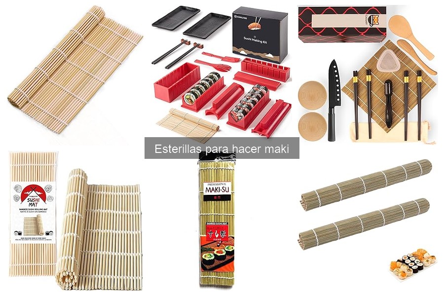 Mantenimiento de esterillas para hacer maki: guía esencial