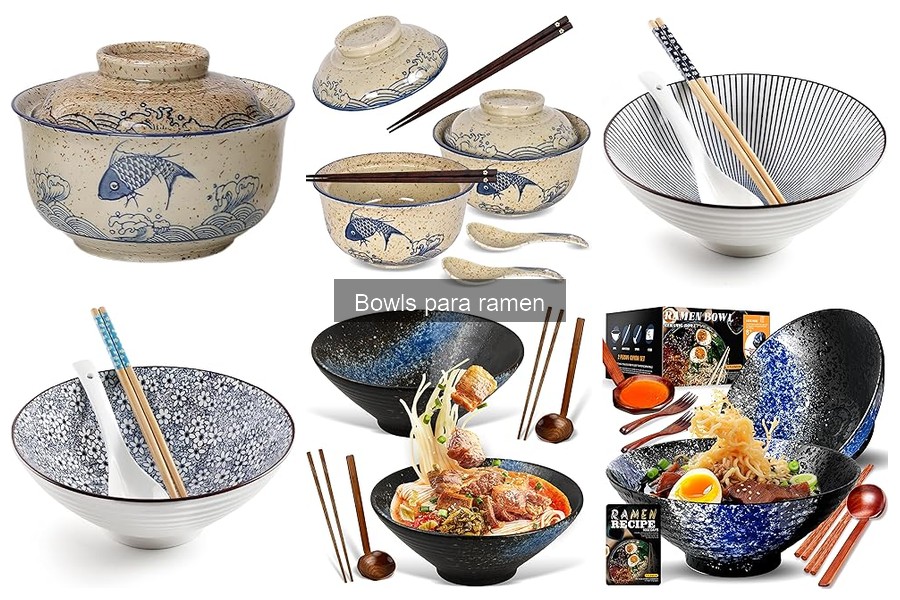 Mantenimiento y cuidado de bowls para ramen