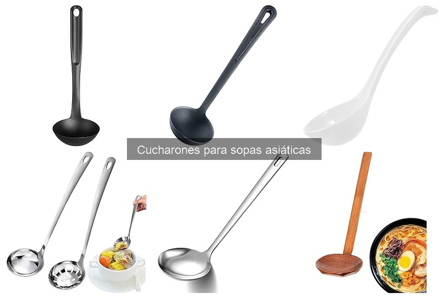 Mantenimiento y limpieza de cucharones para sopas asiáticas