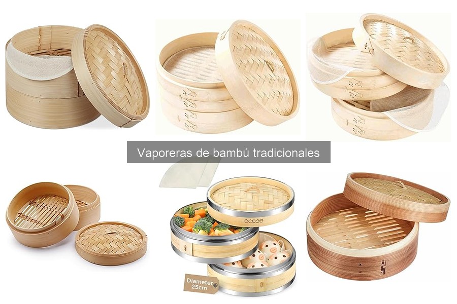 Mantenimiento y limpieza de una vaporera de bambú