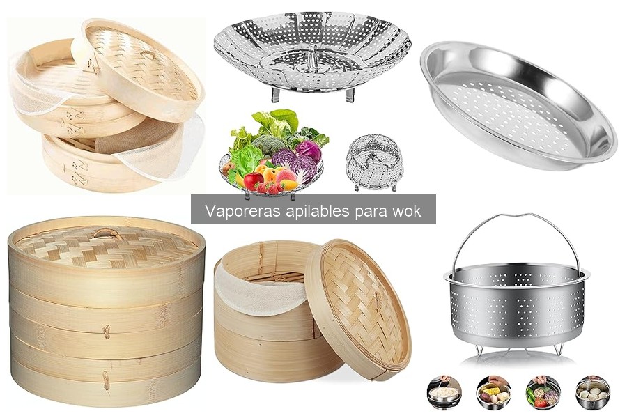 Mantenimiento y limpieza de vaporeras apilables para wok