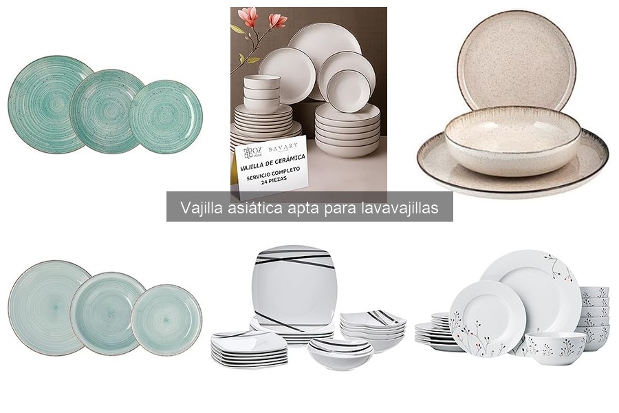 Materiales Recomendables para Vajilla Asiática en Lavavajillas