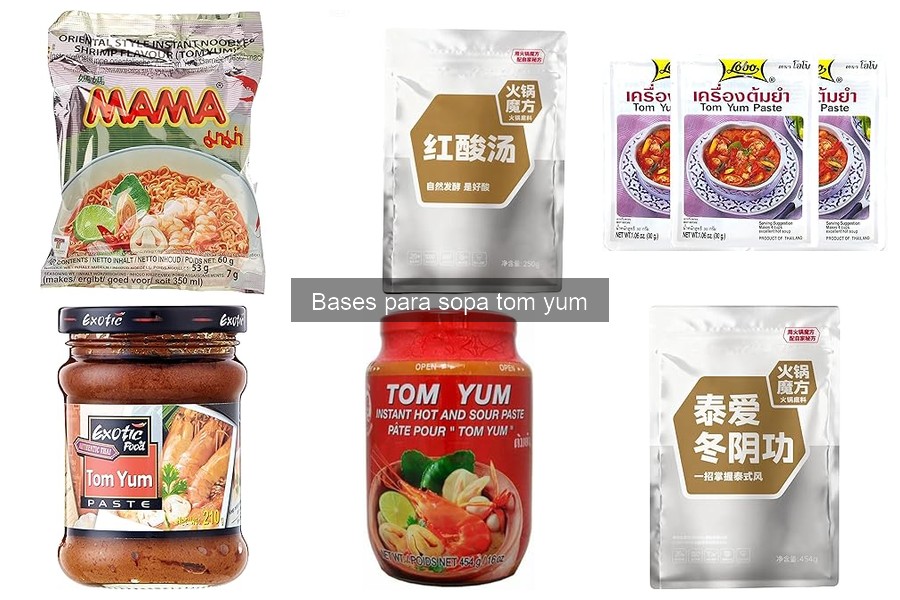 Mejor base para sopa tom yum: comparación para principiantes