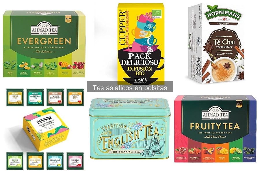 Mejor té asiático en bolsitas para adelgazar: comparativa 2023