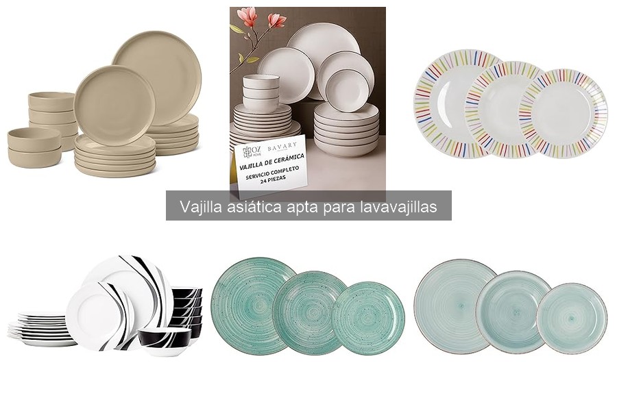Mejora el Mantenimiento de tu Vajilla Asiática Apta para Lavavajillas