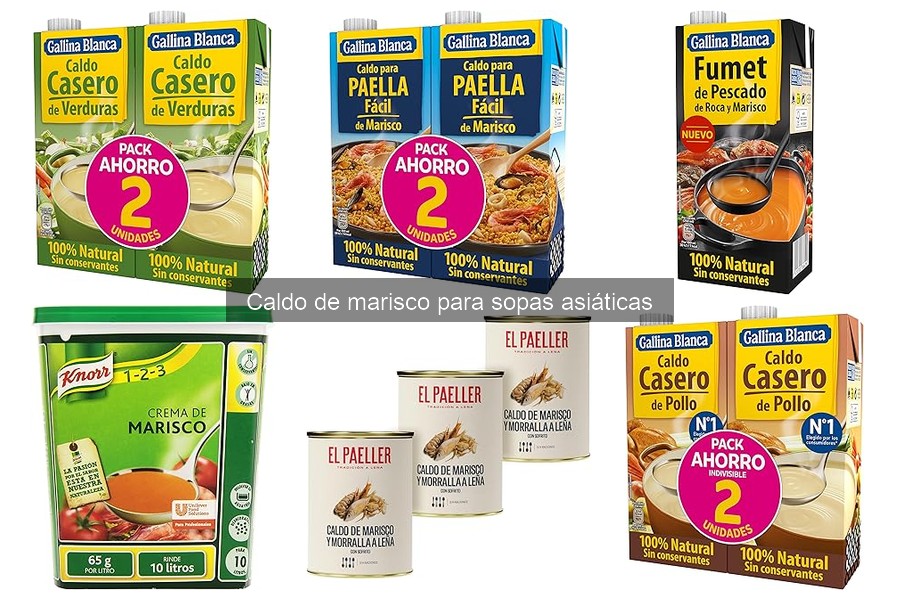 Mejora el Sabor del Caldo de Marisco para Sorpresas Asiáticas