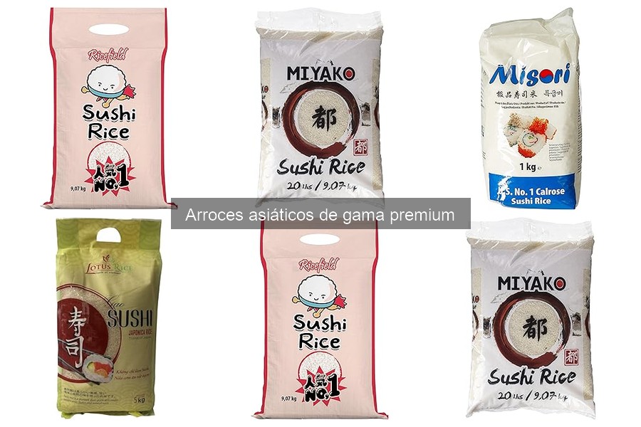 Mejores arroces asiáticos premium para sushi en 2023