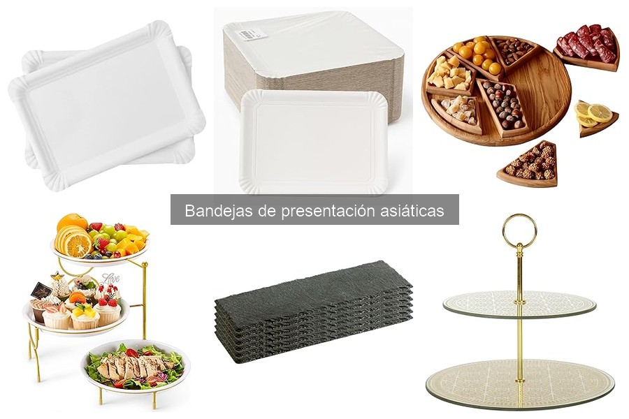 Mejores bandejas de presentación asiáticas para cenas elegantes