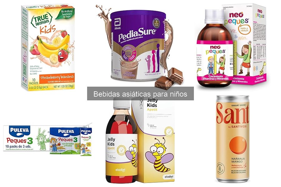 Mejores bebidas asiáticas para fiestas infantiles