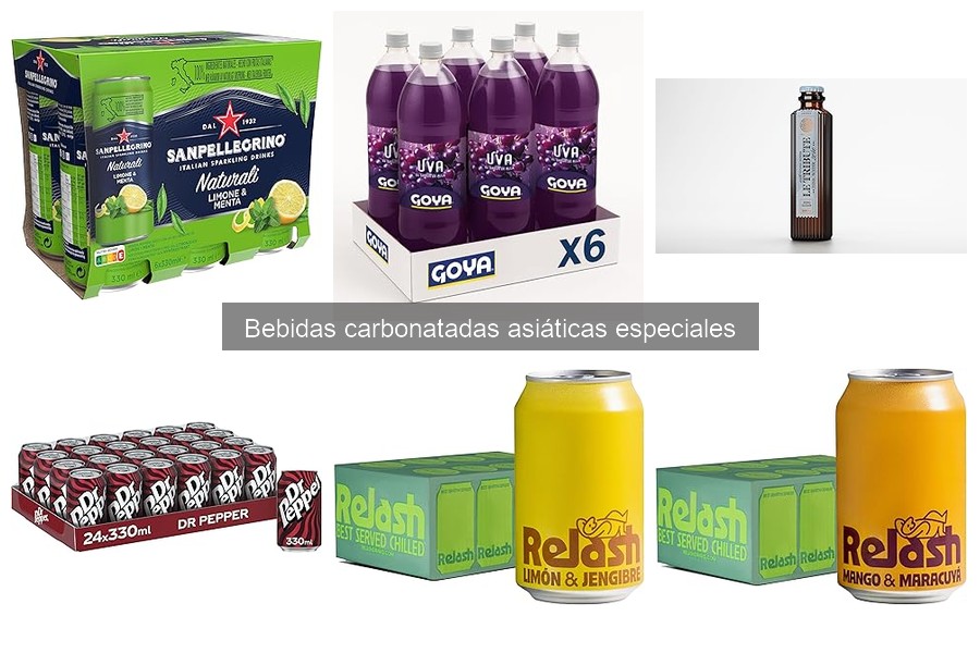 Mejores bebidas carbonatadas asiáticas para fiestas