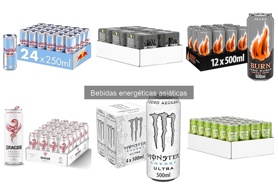 Mejores bebidas energéticas asiáticas para deportistas